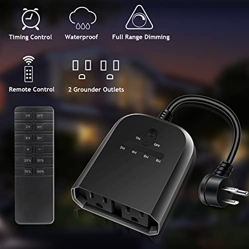 Outdoor dimmers for String Lights for Garden