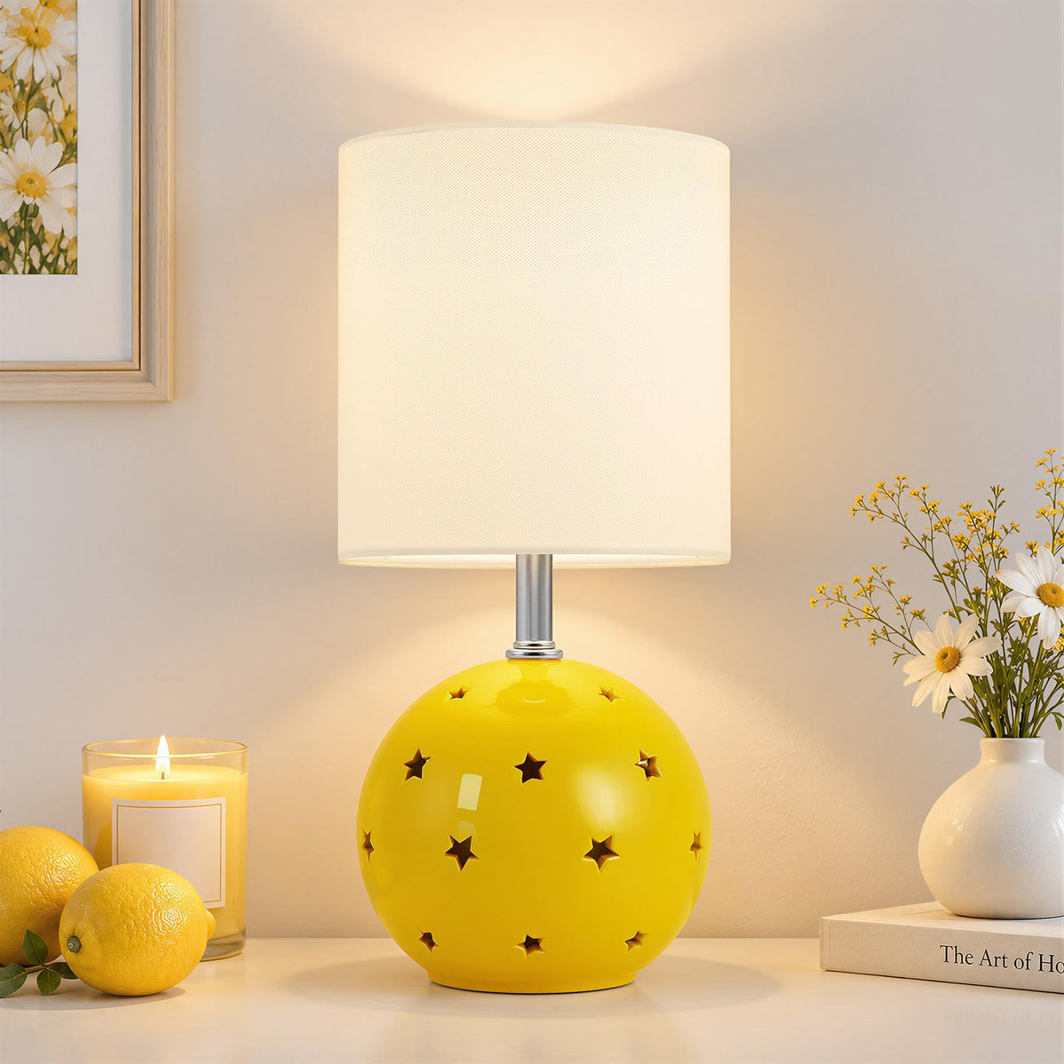 Small Table Lamp (Yellow)