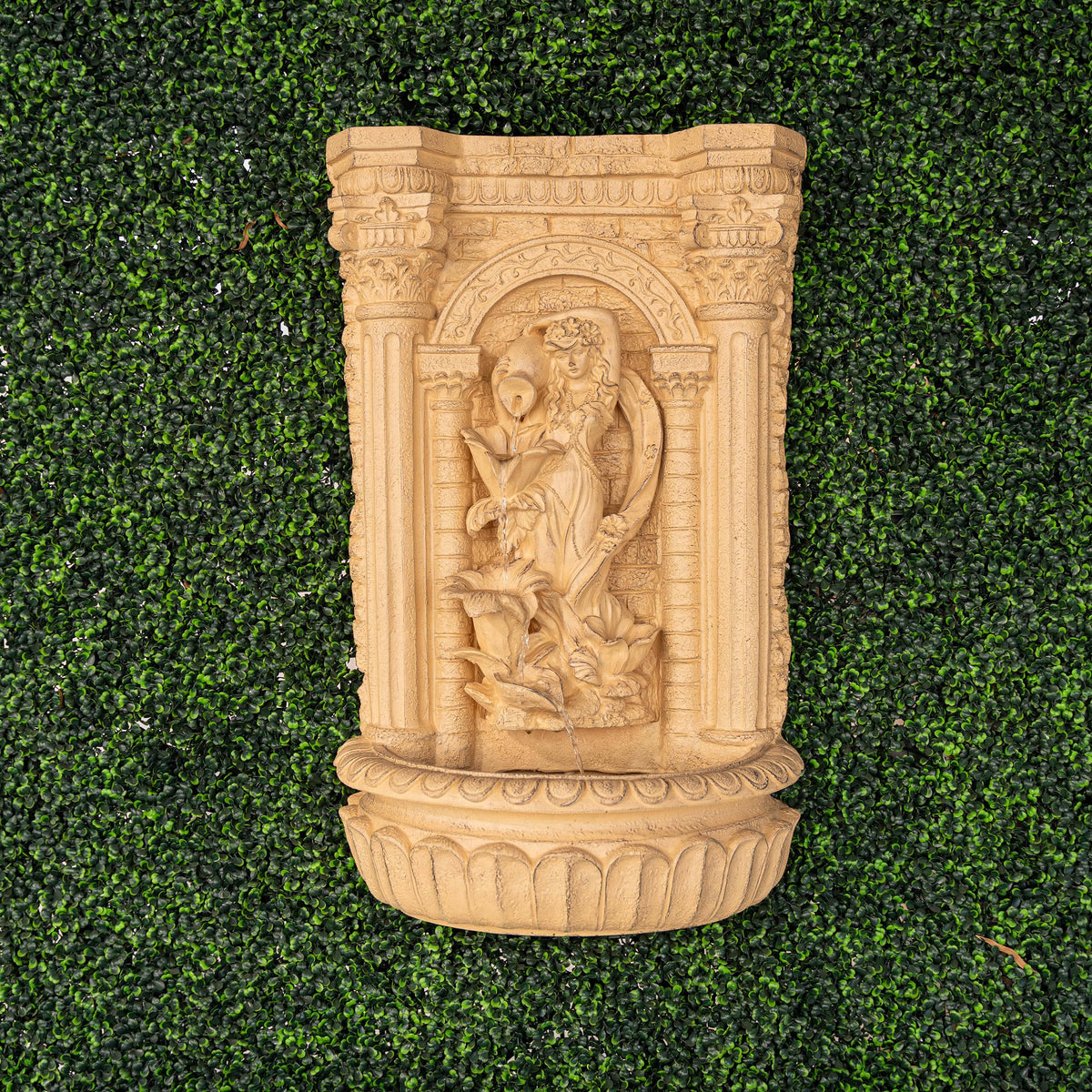 30.3" Solar Pot Fountain (Brown)