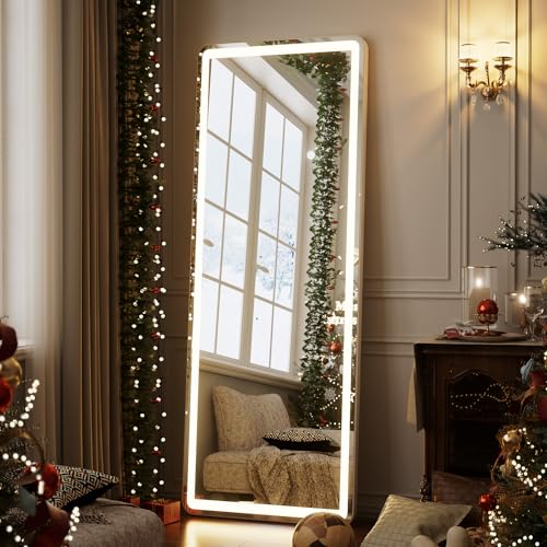 26x68 inch Full Length Mirror with Lights (68"L x 26"W)
