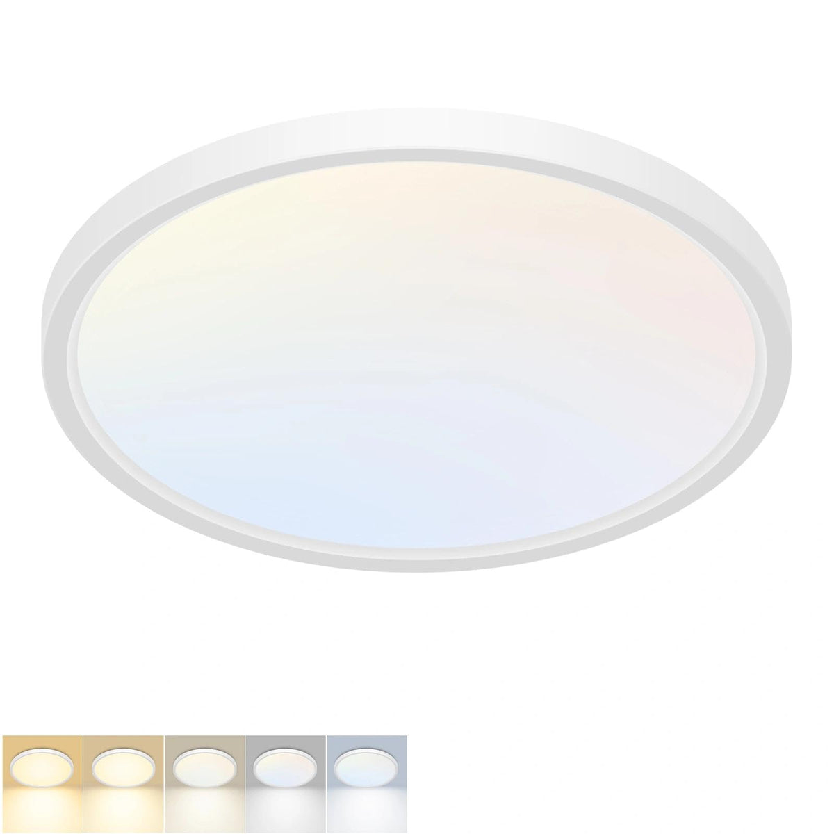 LED Flush Mount Ceiling Light (White / 9 Inch-1pack)