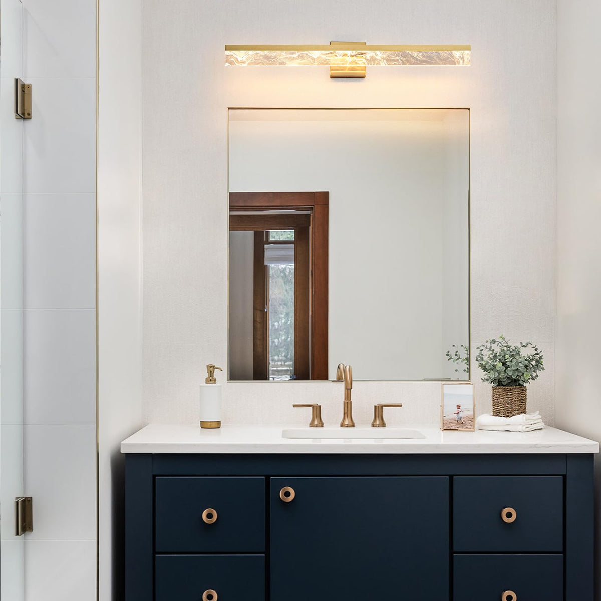 Gold Bathroom Light Fixtures (Gold / 32inch)