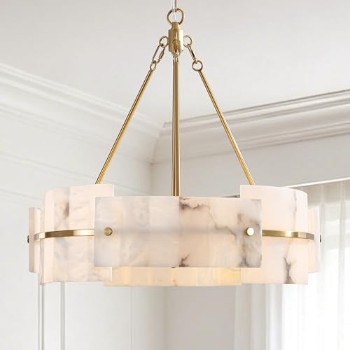 Textured Glass Chandelier