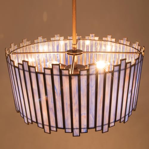 Drum Chandelier 4 (Blue Purple)