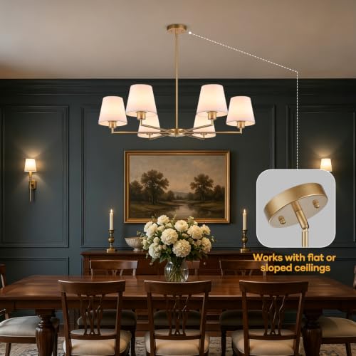 Brass Gold Chandeliers for Dining Room