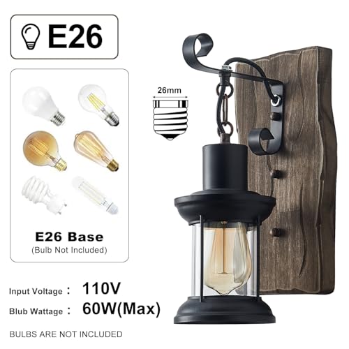 Farmhouse wall sconces Rustic wall sconces Indoor wall Lights 2pack (2pack)