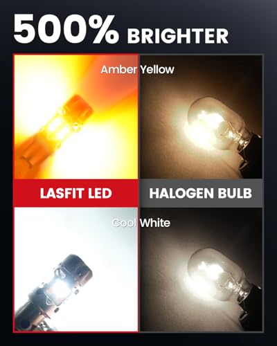 T3 1157 Switchback LED Bulbs with Built (Amber/White / 1157)