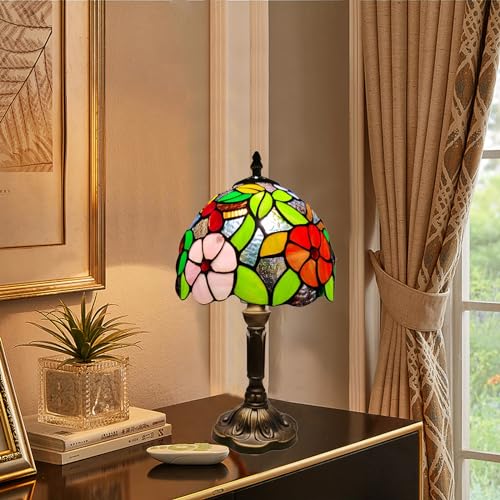 Tiffany Table Lamp (8Inch Grape Flowers)