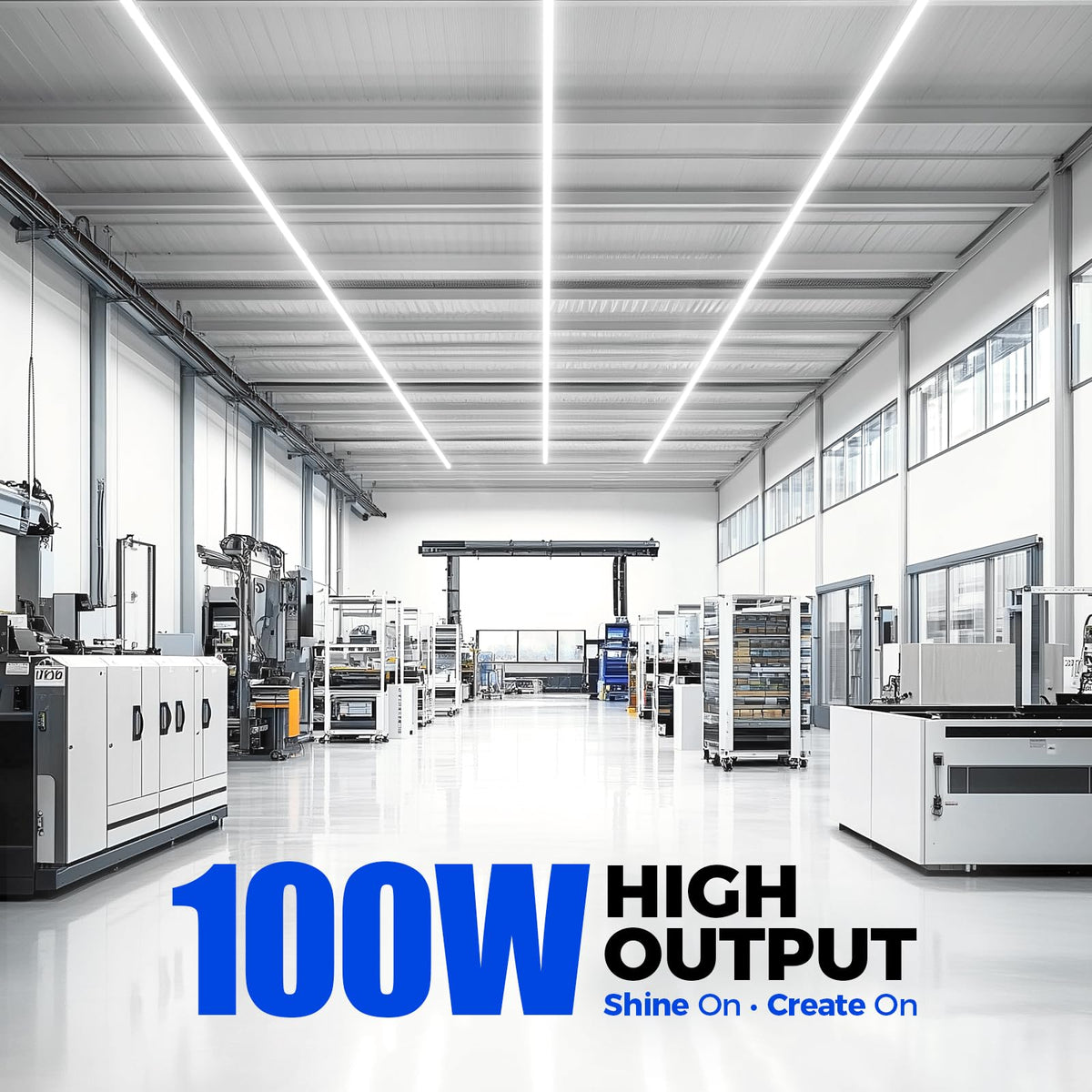 T8 LED Shop Lights 8FT (5000K / 8ft-4 Packs-100w)
