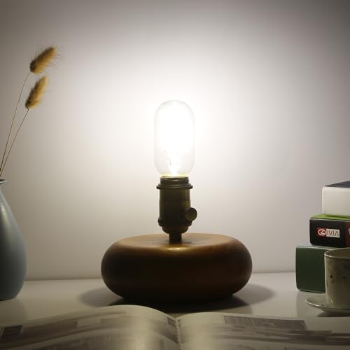 E26 LED Bulb 6W Equivalent e26 led Bulb 60 Watt Dimmable Warm White 2700K E26 Edison Bulb AC120V 600lm Tubular T14 T45 LED Bulb for Pendant