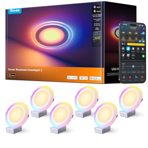 Smart Recessed Lighting 6 Inch (6 Inch)
