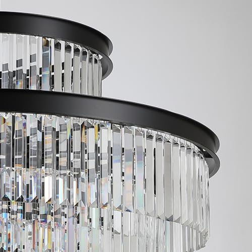 Modern Crystal Chandeliers Luxury Round Chandelier for Dining Room