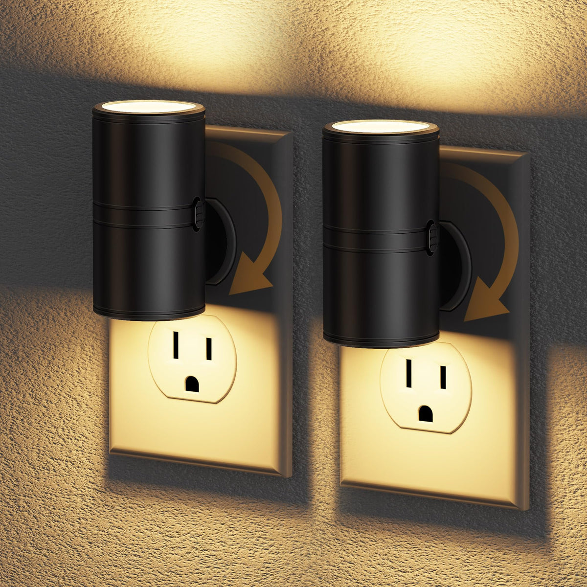 LED Night Light Plug in (Black)