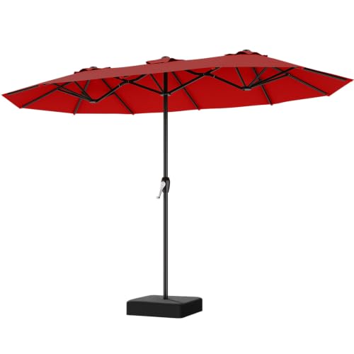 Patio Umbrella with Solar Lights