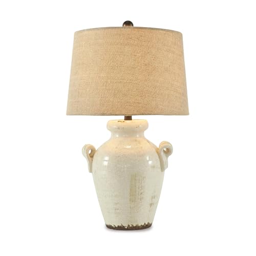 27 Inch Farmhouse Ceramic Table Lamp (Emelda)