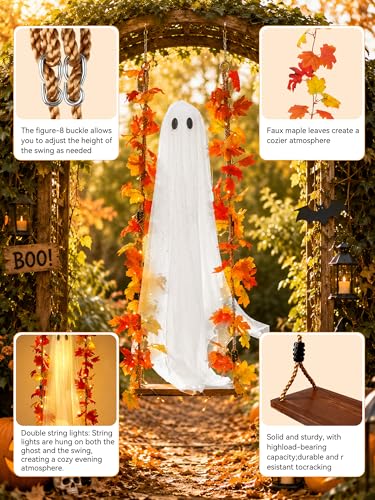Halloween Decorations Outdoor Indoor (Medium Plus ghost)
