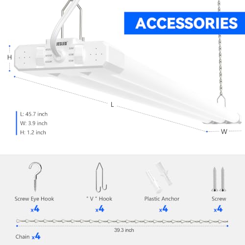 LED Shop Lights 4FT 7500LM