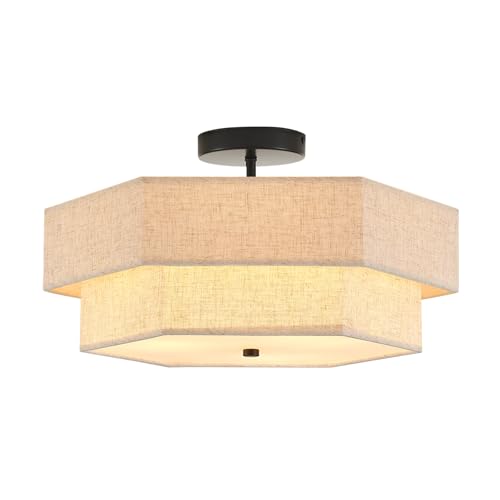 Modern Semi Flush Mount Ceiling Light Fixture
