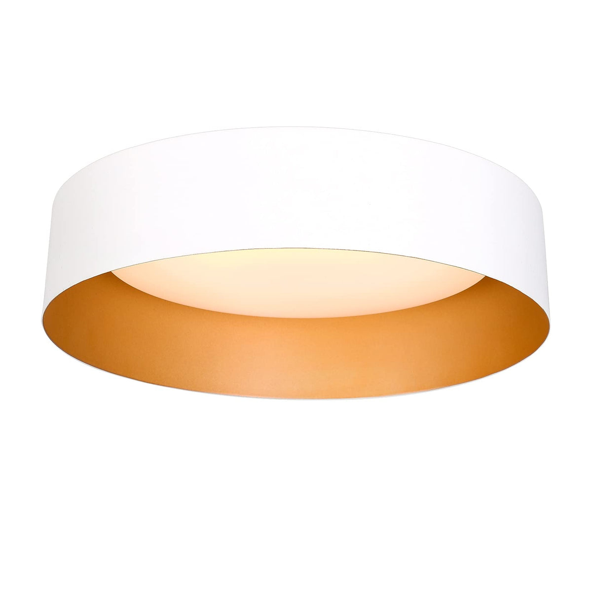 Flush Mount Ceiling Light (Matte White / 12.5 Inch-1 Pack)