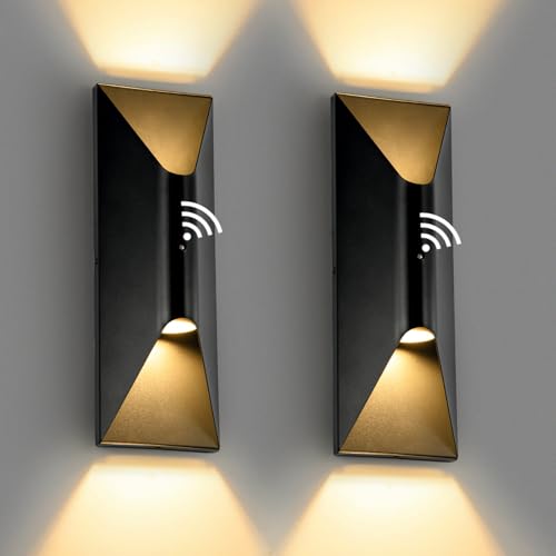 Dusk to Dawn Outdoor Wall Lights (2 Pack)