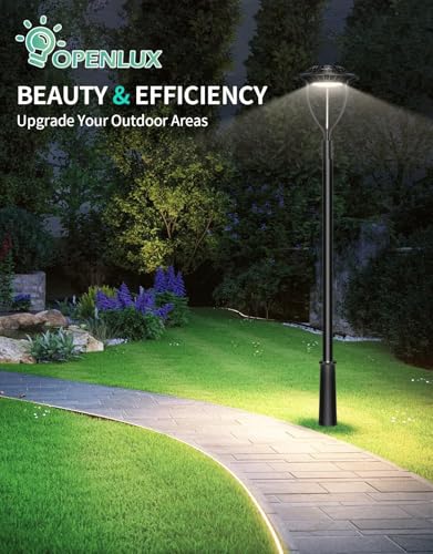 Led Post Top Light 100W LED Circular Area Light 14000Lm 5000K Daylight