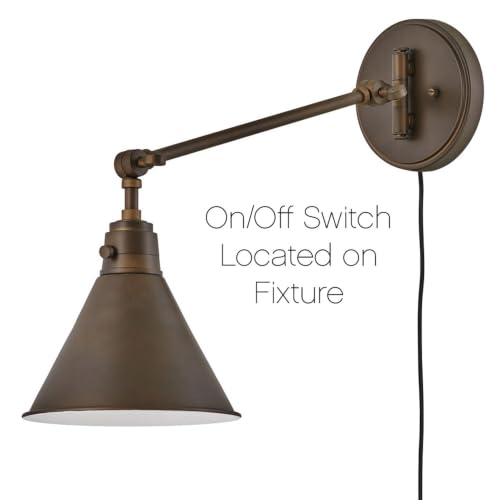 Arti Medium Swing Arm Single Light Wall Sconce (Old Bronze)