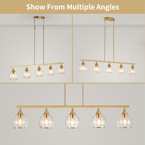 Island Light for Kitchen (Gold / 5-Light)