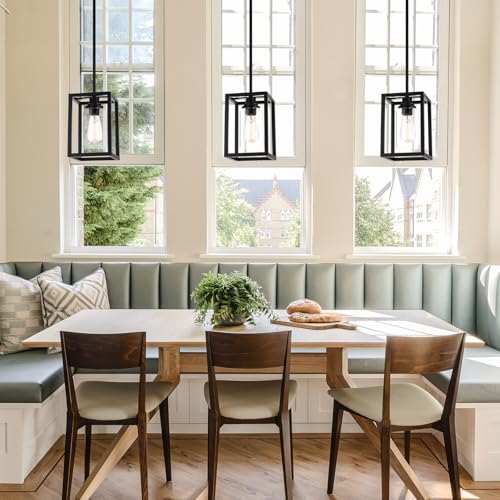 Farmhouse Pendant Light Fixtures (3 Pack)