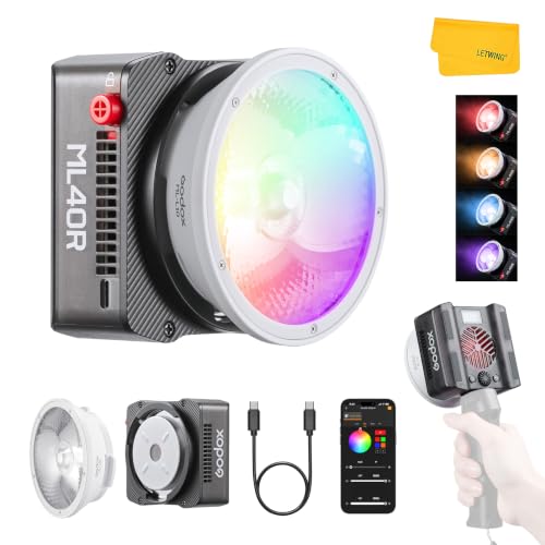 ML40R Mini RGB COB Video Light 40W