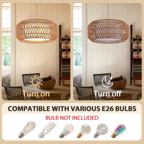 18 Inch Plug in Pendant Light (Plug in / Bohemian)