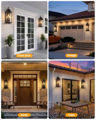 25" Extra Large Outdoor Wall Light (Black / 25 Inch)