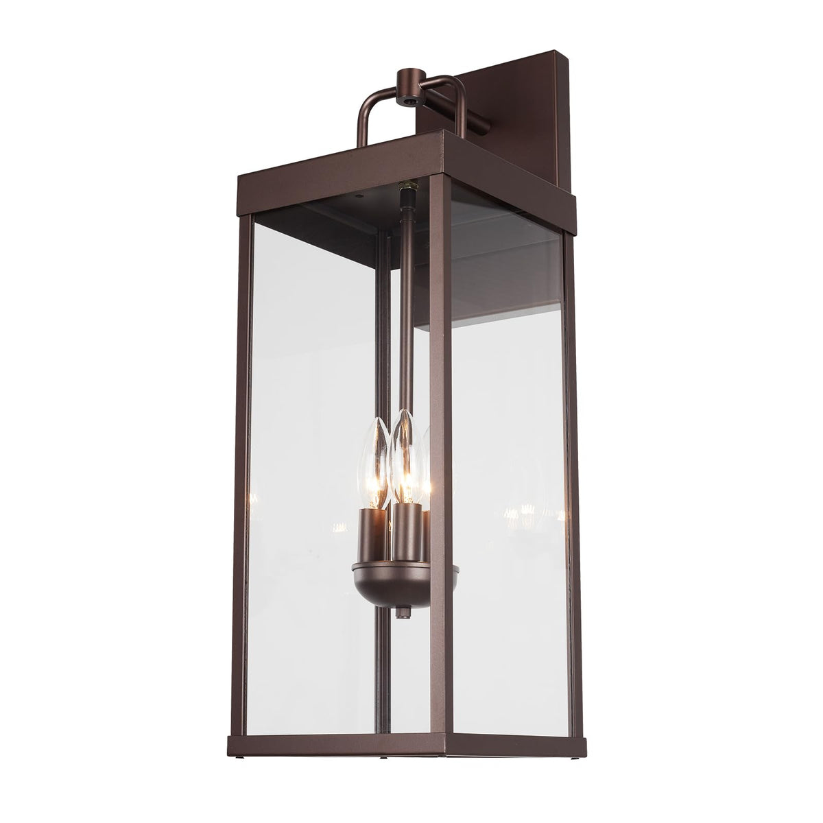 Outdoor Wall Sconce Light (Oil-Rubbed Bronze / Large)