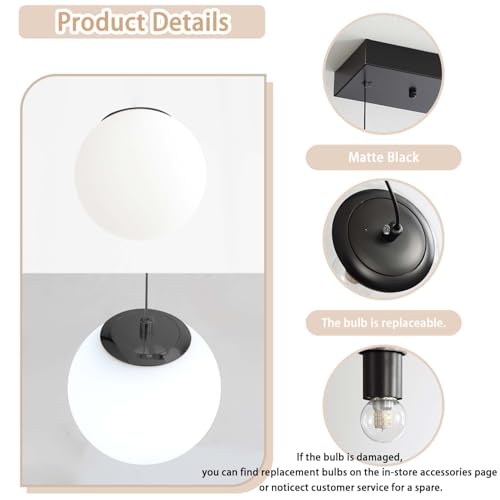 Dining Room Light Fixture 4 (Black-White / Rectangle 4-Light)
