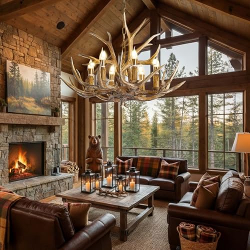 Antlers Chandelier 6 Light (8026-6Light)