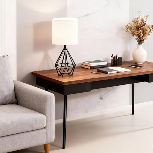 Small Table Lamp Set of 2 Black (Black 2 pack)