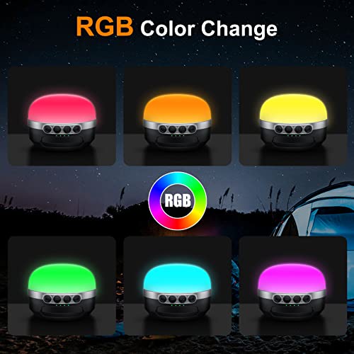 LED Camping Lantern Rechargeable 1400LM (Bright Black)