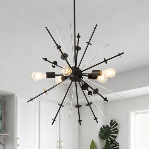 Modern 5 Light Sputnik Chandeliers