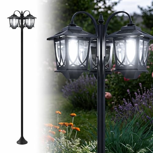 73” Solar Lamp Post Light Outdoor