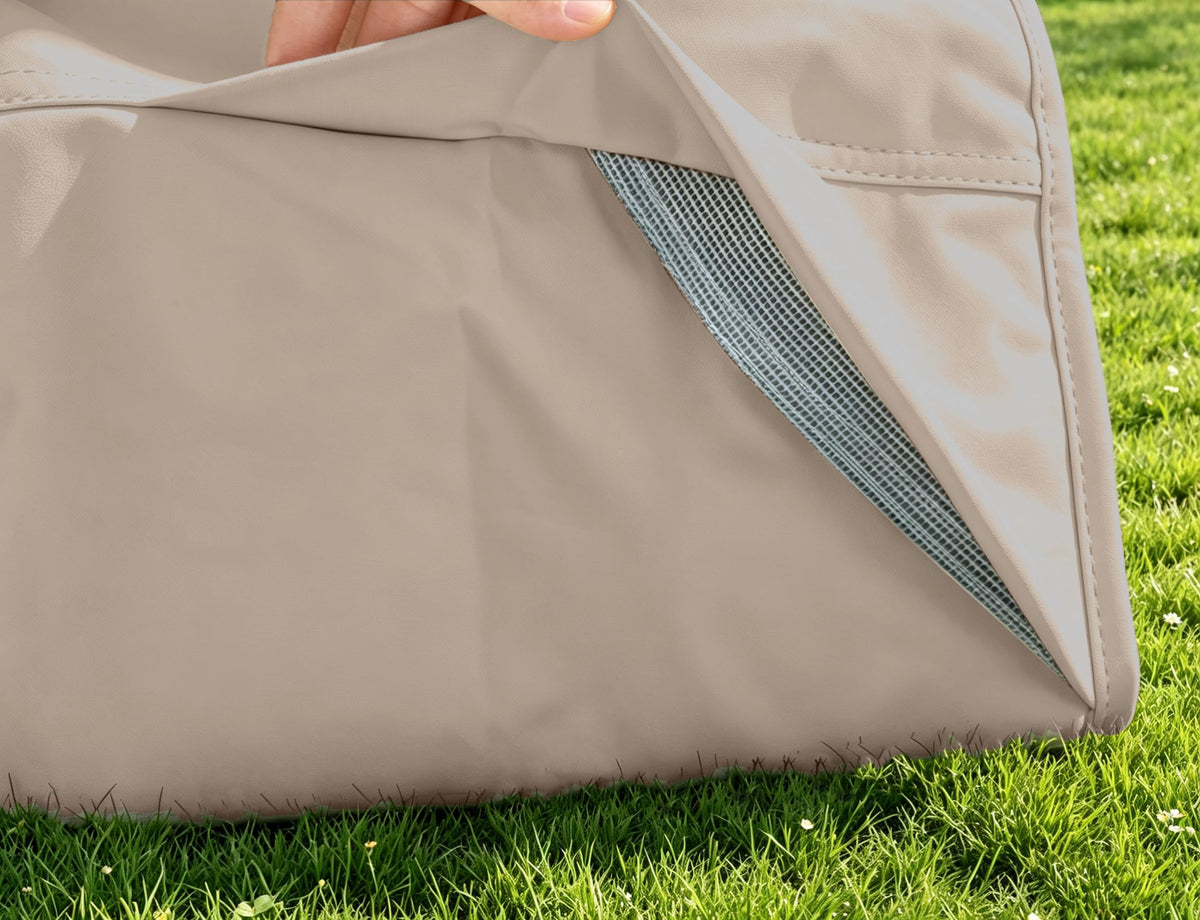 Patio Umbrella Cover for 12'x12' (Beige / 12'x12' or 10'x13')