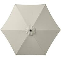 7.5ft Solar Umbrella LED Lighted Patio Umbrella