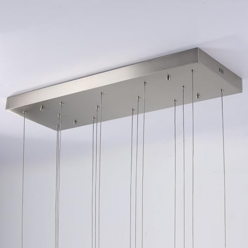 Staircase Chandelier Modern LED Chandelier Crystal Raindrop Ball Suspension Stairwell