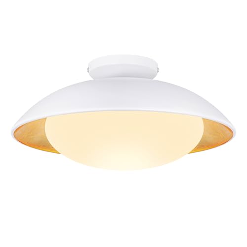 15.7In Modern Semi Flush Mount Light Fixture