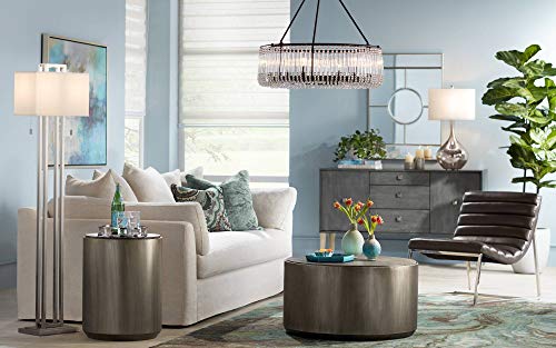 Swift 30 1 2" Large Table Lamps Set of 2 Mercury Glass (Two Set)