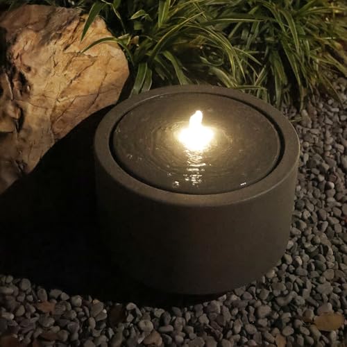 12.60” H Outdoor Water Fountain Made with Eco