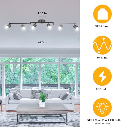 LED 6 Light Track Lighting Kit (6 Light)