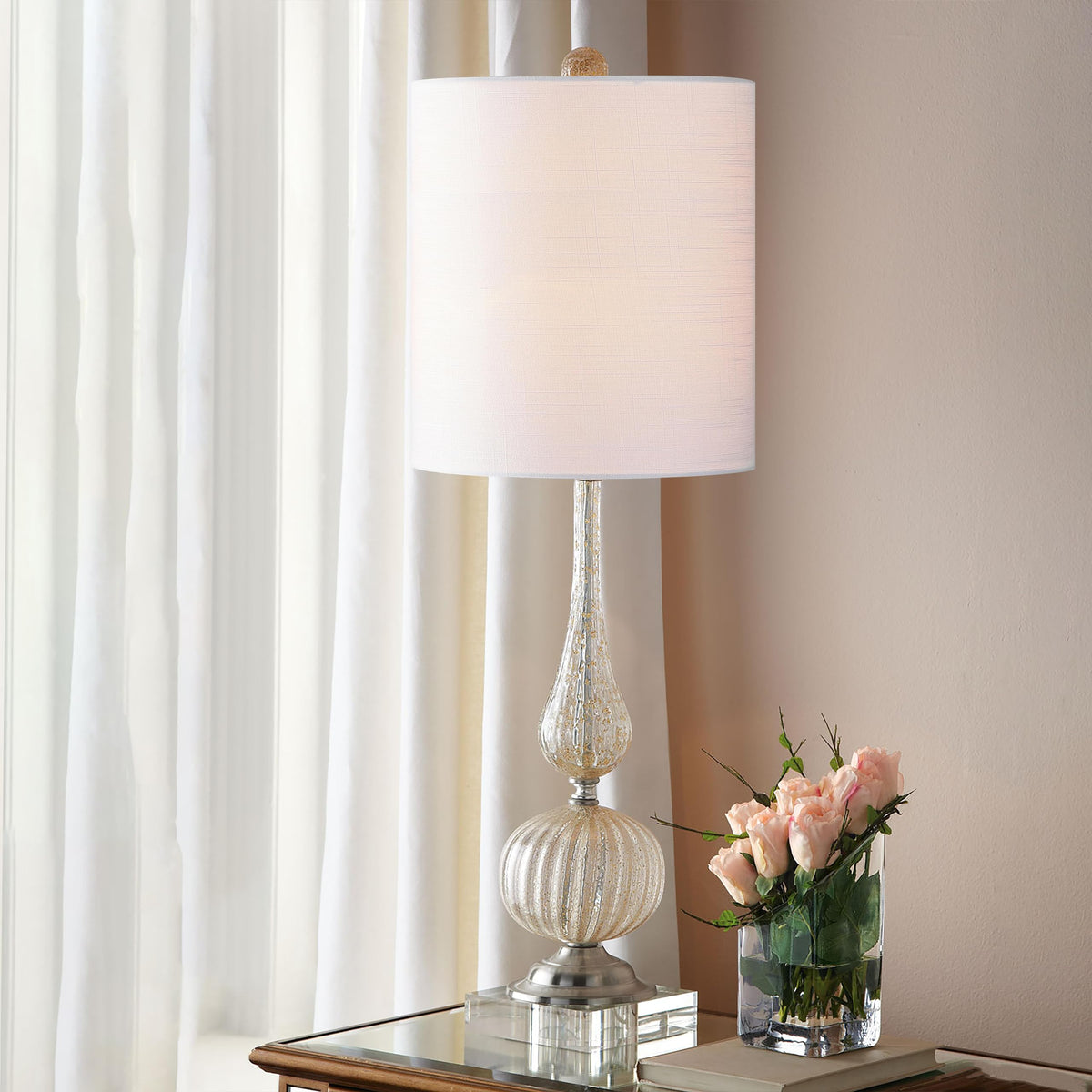 Small White Lamp Shade for Table Lamps (10 × 10 × 10 inches (1 Pack) / White)