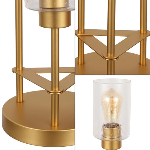 Axel 3 Light Candlestick Accent Table Lamp 20.5" (Gold Painting / 20.5")