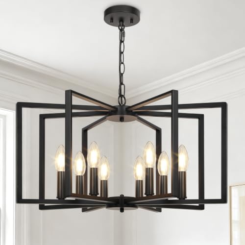 6 Light Geometric Chandelier