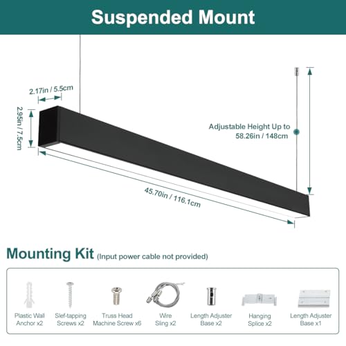 LED Linear Light with Up and Down Lighting