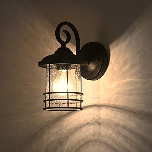 2 Pack 5.5" Narrow Oil Rubbed Bronze Vintage Farmhouse Porch Light (Bronze / 2 Pack H9.8")